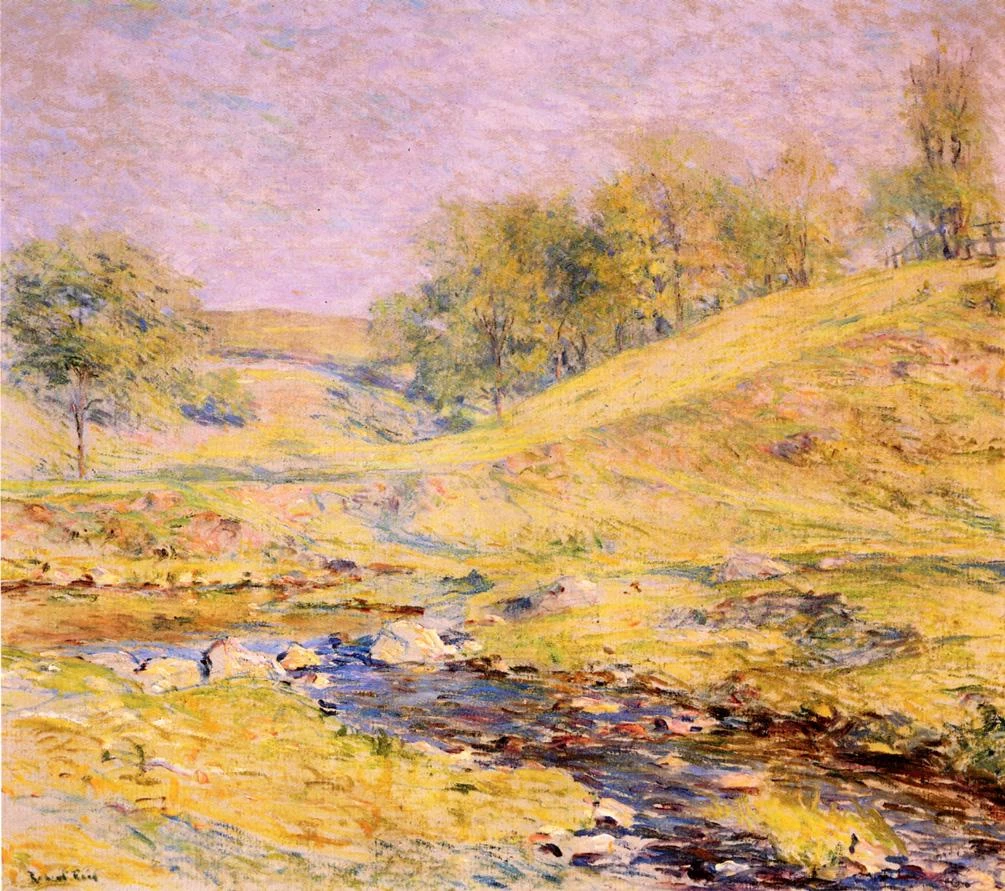 Paesaggio con ruscello